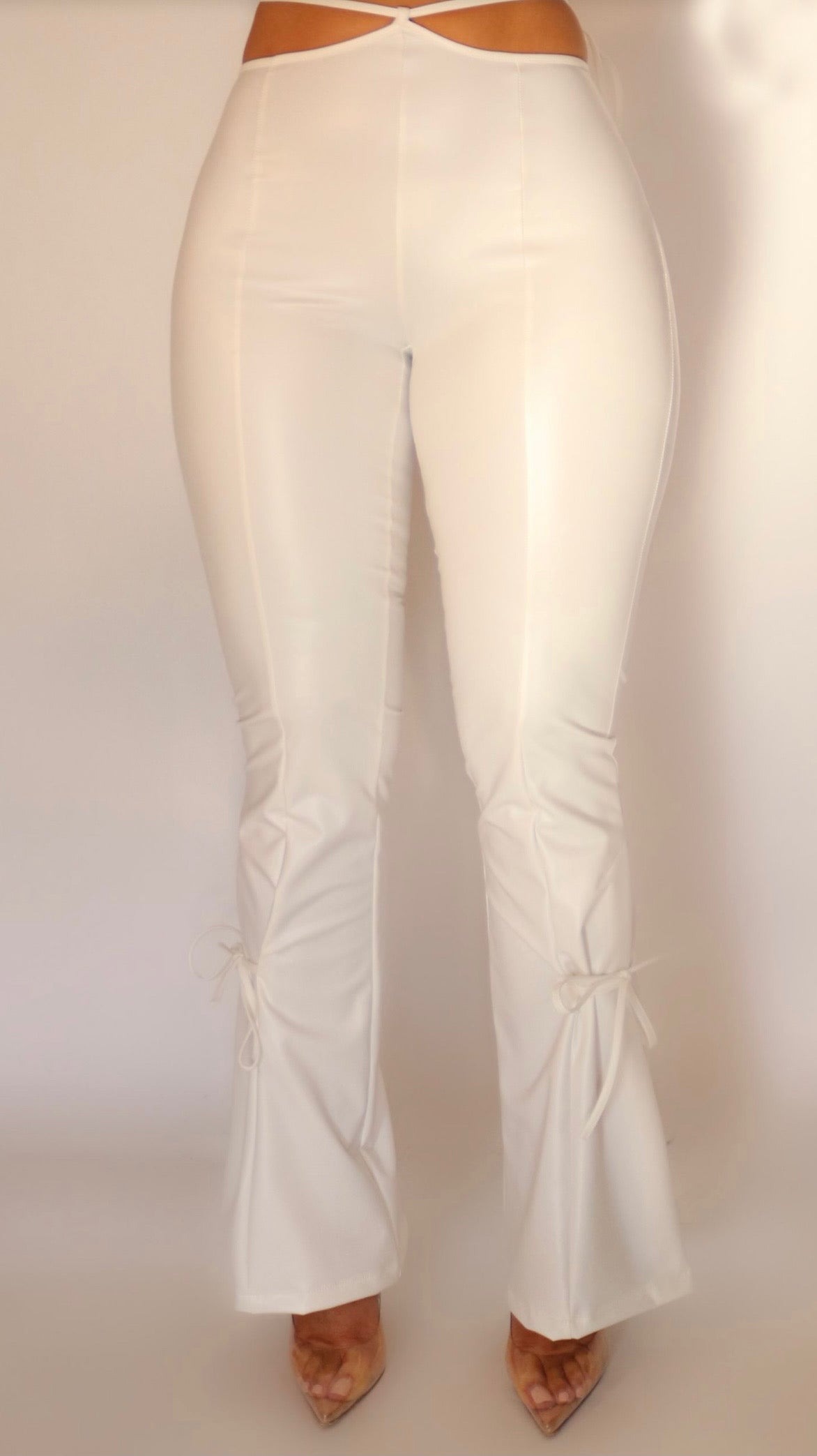 White Leather Pants