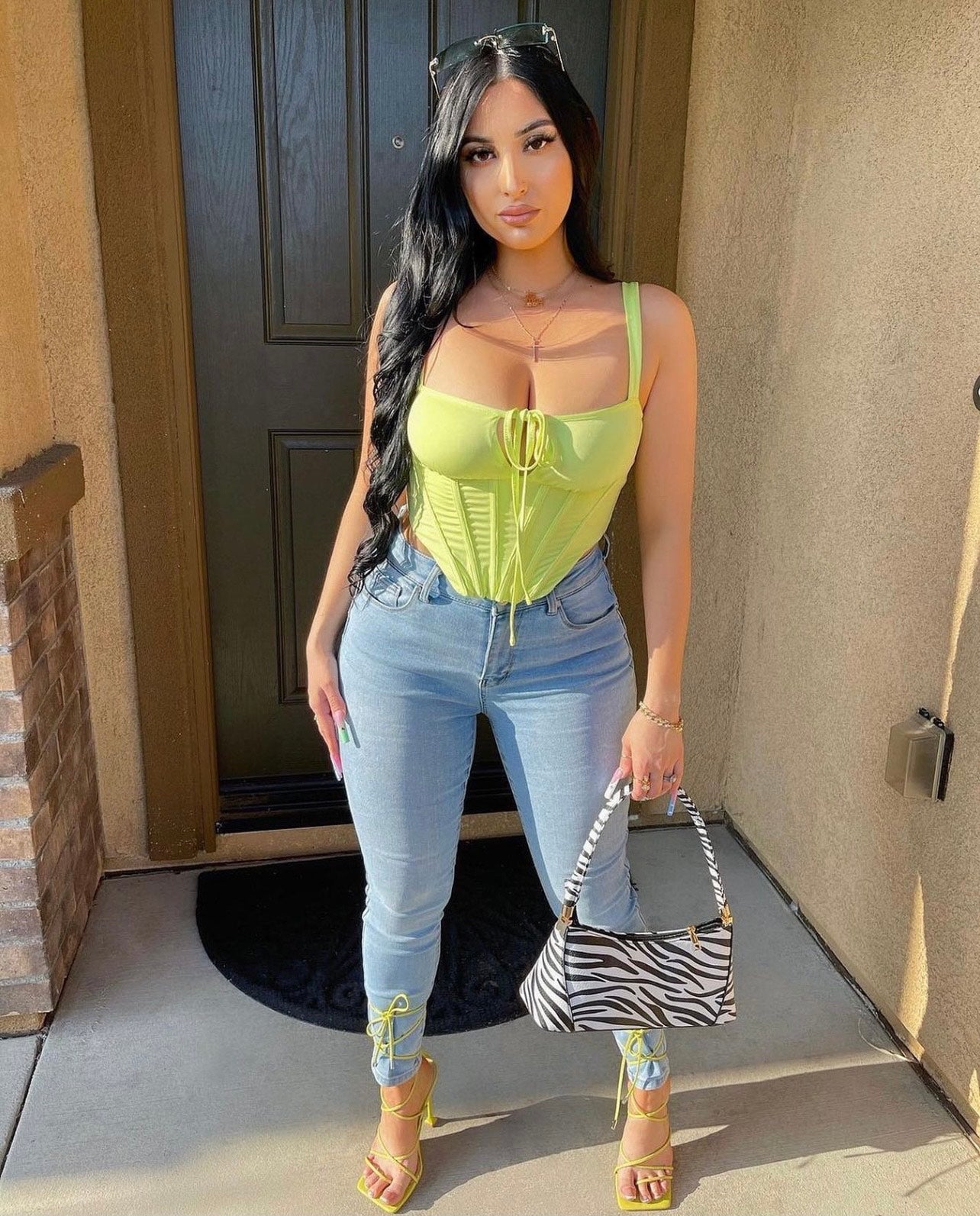Amaze Corset Style Crop Top